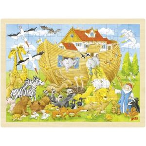 Goki Noachs Ark Puzzel - 96 stuks - Houten legpuzzel voor kinderen Goki Noachs Ark Puzzel - 96 stuks - Houten legpuzzel voor kinderen