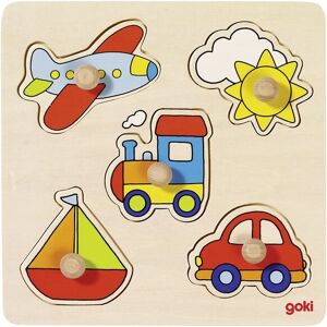 Goki 57547 Wooden Vehicle Puzzle - Educational Toy Goki 57547 Wooden Vehicle Puzzle - Educational Toy