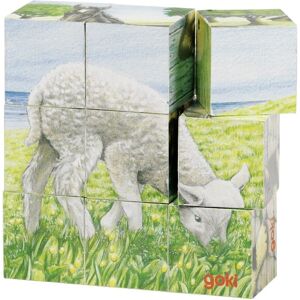 Goki Wooden Block Puzzle Farm - Puzzle Goki Wooden Block Puzzle Farm - Puzzle