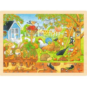 Goki Wooden Puzzle - Life in the Garden - Puzzle Goki Wooden Puzzle - Life in the Garden - Puzzle