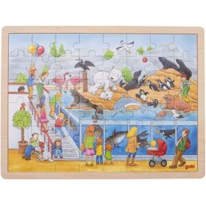 Goki 57744 Puzzle - Zoo 48 pezzi - Puzzle in legno Goki 57744 Puzzle - Zoo 48 pezzi - Puzzle in legno