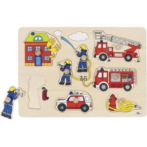 Goki 57907 Firefighters Puzzle - Wooden 8-Piece Firefighter Puzzle Goki 57907 Firefighters Puzzle - Wooden 8-Piece Firefighter Puzzle