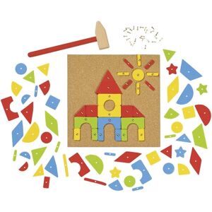 Goki Hammer and nail game - Fine motor skills toy - 118 pcs Goki Hammer and nail game - Fine motor skills toy - 118 pcs