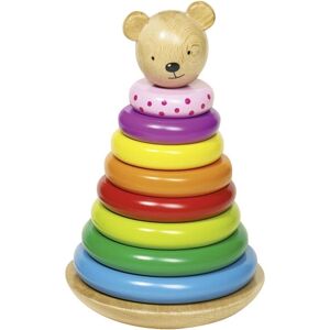 Goki Wooden Stacking Tower - Supports Motor Skills Development - 22cm Goki Wooden Stacking Tower - Supports Motor Skills Development - 22cm