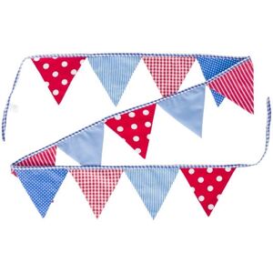 Goki 60768 Guirlande en coton Bleu-Rouge - Décoration anniversaire Goki 60768 Guirlande en coton Bleu-Rouge - Décoration anniversaire