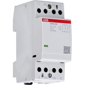 ABB Contacteur ESB25-22N-06 - 4-polig, 25A, AC/DC, 230-240V, 1,3kW ABB Contacteur ESB25-22N-06 - 4-polig, 25A, AC/DC, 230-240V, 1,3kW