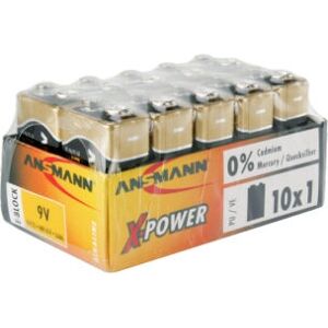 Ansmann 6LR61 Haushaltsbatterie - Alkaline 9V - 10er Pack Ansmann 6LR61 Haushaltsbatterie - Alkaline 9V - 10er Pack