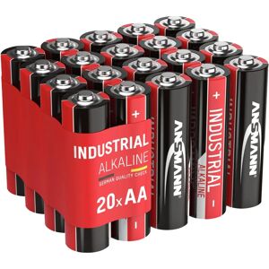 Piles alcalines industrielles Ansmann - 20 unités - Publicité Piles alcalines industrielles Ansmann - 20 unités - Publicité