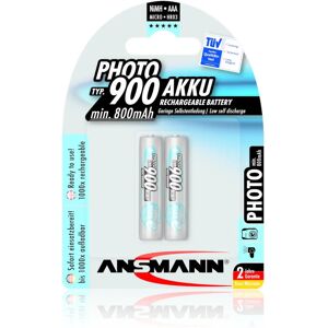 Marque Ansmann MaxE AAA Batteries Rechargeables - 900mAh - Publicité Marque Ansmann MaxE AAA Batteries Rechargeables - 900mAh - Publicité