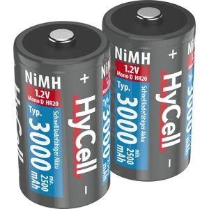 HyCell Mono D Batterij 3000mAh - Oplaadbaar - Lange Levensduur HyCell Mono D Batterij 3000mAh - Oplaadbaar - Lange Levensduur