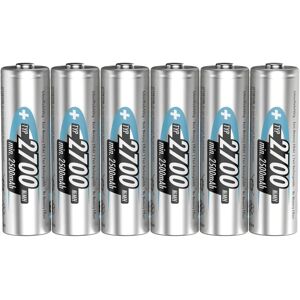 Genopladelige AA NiMH-batteri - Ansmann HR06 - 2700mAh Genopladelige AA NiMH-batteri - Ansmann HR06 - 2700mAh