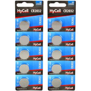 HyCell CR2032 Lithium Knopbatterij - Doos van 10 HyCell CR2032 Lithium Knopbatterij - Doos van 10