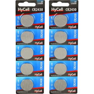 Ansmann Hycell Lithium Knopbatterij - 10-pack CR2430 - Hoge kwaliteit & Duurzaam Ansmann Hycell Lithium Knopbatterij - 10-pack CR2430 - Hoge kwaliteit & Duurzaam