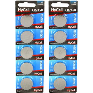 HyCell CR2450 Lithium Knopbatterij - 5 Jaar Levensduur - 24,5mm HyCell CR2450 Lithium Knopbatterij - 5 Jaar Levensduur - 24,5mm