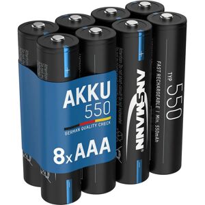 ANSMANN - AAA micro 550mAh - 1.2V - Batterie - Publicité ANSMANN - AAA micro 550mAh - 1.2V - Batterie - Publicité