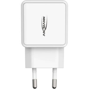 Ansmann HC212 USB Wandlader - Universeel, 2 Poorten, 12W Ansmann HC212 USB Wandlader - Universeel, 2 Poorten, 12W