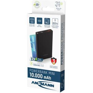 Ansmann Power Bank 1700-0154 - 10000mAh Black Ansmann Power Bank 1700-0154 - 10000mAh Black
