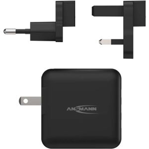 Ansmann Travel Charger TC315 - Universal USB Charger for US, UK, EU - 3 Ports Ansmann Travel Charger TC315 - Universal USB Charger for US, UK, EU - 3 Ports