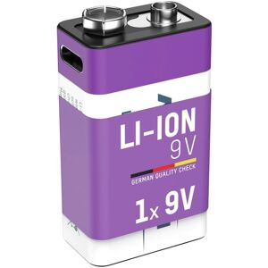 Ansmann E-Block USB-C 9V 400 mAh - Publicité Ansmann E-Block USB-C 9V 400 mAh - Publicité