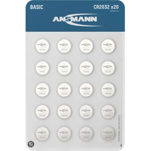 Ansmann CR 2032 Lithium Knopcel - 20 stuks Ansmann CR 2032 Lithium Knopcel - 20 stuks