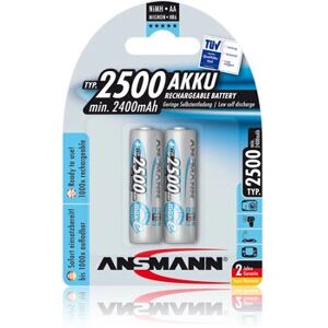 Dobíjecí baterie AA Ansmann MaxE Plus - 2500mAh - Domácí baterie Dobíjecí baterie AA Ansmann MaxE Plus - 2500mAh - Domácí baterie
