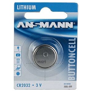 Ansmann CR2032 Lithium Batterij - Compact, 3V, 240mAh Ansmann CR2032 Lithium Batterij - Compact, 3V, 240mAh