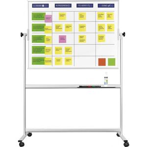 Pizarra Scrum magnetoplan - Blanco, XL, Móvil Pizarra Scrum magnetoplan - Blanco, XL, Móvil