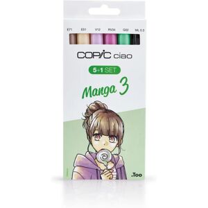 Copic Ciao 5+1 Manga Marker-Set - Mehrfarbig Copic Ciao 5+1 Manga Marker-Set - Mehrfarbig