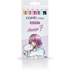 Copic Ciao Marker-Set 5+1 Manga Alkoholbasiert Copic Ciao Marker-Set 5+1 Manga Alkoholbasiert