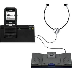 Grundig Digta 7 Stand-Alone Kit - 25H, MP3, WAV, DSS - Digitales Diktiergerät Grundig Digta 7 Stand-Alone Kit - 25H, MP3, WAV, DSS - Digitales Diktiergerät