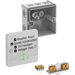 SPELSBERG SLK-2,5² Elektrischer Anschlusskasten - IP66, Grau SPELSBERG SLK-2,5² Elektrischer Anschlusskasten - IP66, Grau