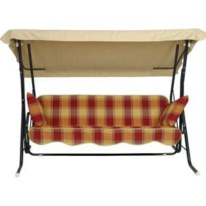 GO-DE - Hollywoodschaukel 180x110x8 - Orange - Auflagen-Set GO-DE - Hollywoodschaukel 180x110x8 - Orange - Auflagen-Set