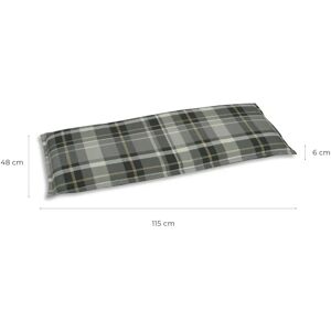 GO-DE Gartenbankkissen - Wasserabweisend, kariert, 115x48x6 cm GO-DE Gartenbankkissen - Wasserabweisend, kariert, 115x48x6 cm