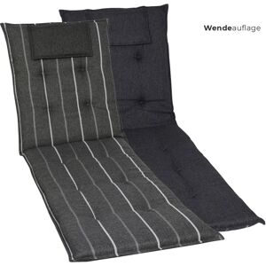 GO-DE Ligbedkussen 60x190x48cm blauw UV-bestendig - Liegenauflage GO-DE Ligbedkussen 60x190x48cm blauw UV-bestendig - Liegenauflage