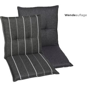 GO-DE Sesselauflage Nieder - 2 st, 50x100x48 cm, grijs - Tuinkussen GO-DE Sesselauflage Nieder - 2 st, 50x100x48 cm, grijs - Tuinkussen