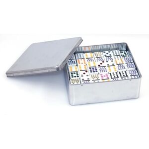 Philos 3629 - Domino doppio 15 - in scatola di metallo Philos 3629 - Domino doppio 15 - in scatola di metallo