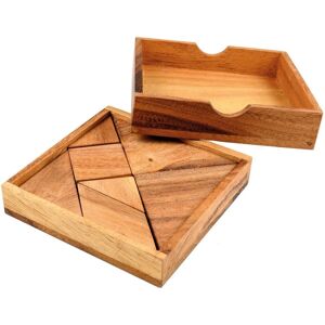 Philos Tangram - Samena Holzpuzzle - 7 Teile - 130x130mm Philos Tangram - Samena Holzpuzzle - 7 Teile - 130x130mm
