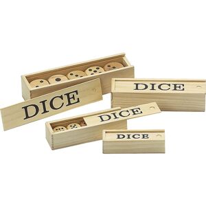 Set di Dadi in Legno Philos 5 25mm - Dadi Set di Dadi in Legno Philos 5 25mm - Dadi