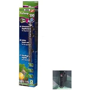 JBL Pro Temp 200W Aquarium Heater - Adjustable, Safe, 20-34°C JBL Pro Temp 200W Aquarium Heater - Adjustable, Safe, 20-34°C
