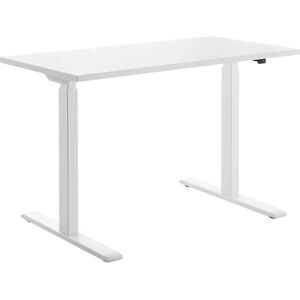 Topstar Escritorio ajustable eléctrico - 1200x600mm - Blanco y Gris Topstar Escritorio ajustable eléctrico - 1200x600mm - Blanco y Gris