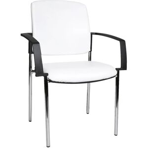 Topstar Gäste-Stuhl mit Armlehnen - Gästestuhl - Weiß Topstar Gäste-Stuhl mit Armlehnen - Gästestuhl - Weiß