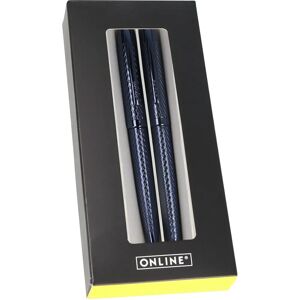 ONLINE - ELEGANZA - Stylo-plume métal - Étui cuir - Pen set - Publicité ONLINE - ELEGANZA - Stylo-plume métal - Étui cuir - Pen set - Publicité