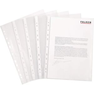 Falken Prospekthüllen A4 - oben offen, 100 Stück Falken Prospekthüllen A4 - oben offen, 100 Stück