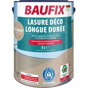 BAUFIX Houtbeschermingslak - Silbergrau - UV-bestendig - 5L - Houtsoort BAUFIX Houtbeschermingslak - Silbergrau - UV-bestendig - 5L - Houtsoort