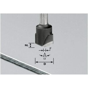 Festool - Model 491443 V-Groove Router Bit - Aluminum Festool - Model 491443 V-Groove Router Bit - Aluminum