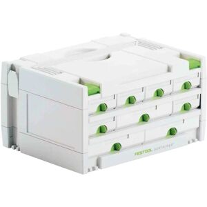 Festool Boîte à outils SYS 3-SORT/9 Blanche - Boîte à outils Festool Boîte à outils SYS 3-SORT/9 Blanche - Boîte à outils