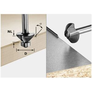Festool Modèle 499800 - Fraise à chanfreiner 30° pour bois et plastique Festool Modèle 499800 - Fraise à chanfreiner 30° pour bois et plastique