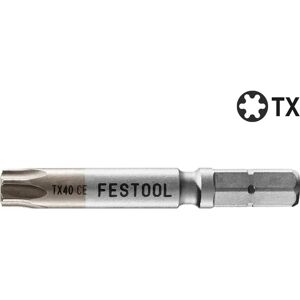 Festool TX 40-50 CENTRO/2 Screwdriver Bit - Nickel, Chrome, Durable Festool TX 40-50 CENTRO/2 Screwdriver Bit - Nickel, Chrome, Durable