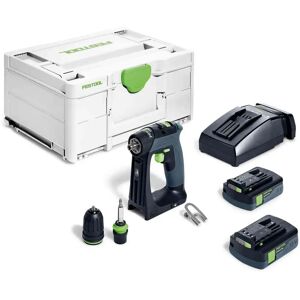 Perceuse-visseuse sans fil Festool CXS 18 C 3.0-Plus - Compacte & Polyvalente - Publicité Perceuse-visseuse sans fil Festool CXS 18 C 3.0-Plus - Compacte & Polyvalente - Publicité
