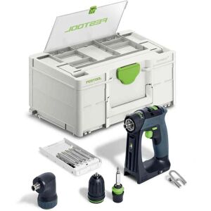 Festool CXS 18-Basic-Set Bezdrátový vrtací šroubovák - 13 úrovní točivého momentu Festool CXS 18-Basic-Set Bezdrátový vrtací šroubovák - 13 úrovní točivého momentu
